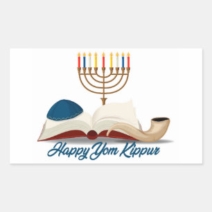 Yom Kippur Rectangular Sticker