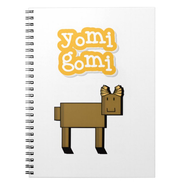 yomigomi + Mr. Goat Notebook (Front)