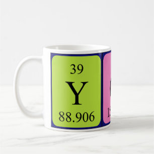 Yona periodic table name mug