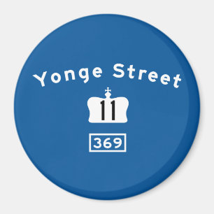 Yonge St 11 Magnet