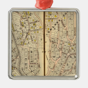 Yonkers, New York 10 Metal Tree Decoration