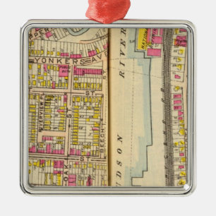 Yonkers, New York 14 Metal Tree Decoration