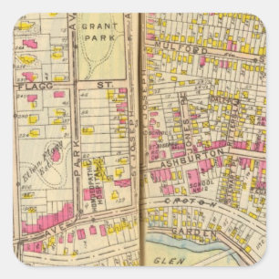 Yonkers, New York 15 Square Sticker