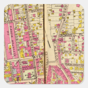 Yonkers, New York 4 Square Sticker