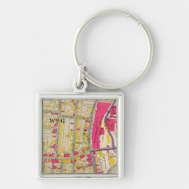 Yonkers New York Atlas Key Ring (Front)