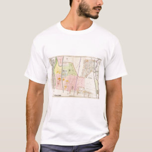 Yonkers New York Atlas Map T-Shirt