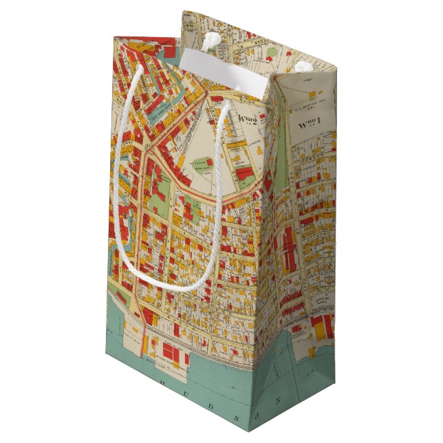 Yonkers New York Small Gift Bag (Back Angled)