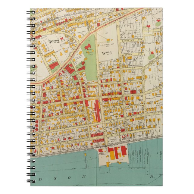 Yonkers New York Spiral Notebook (Front)