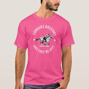 Yonkers Raceway Racetrack Horse Racing Equestrian  T-Shirt