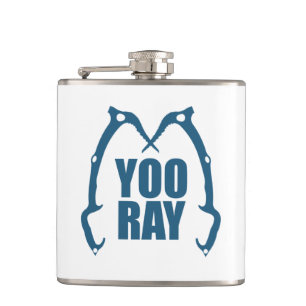 Yoo Ray (Ouray) Ice Climbing Hip Flask