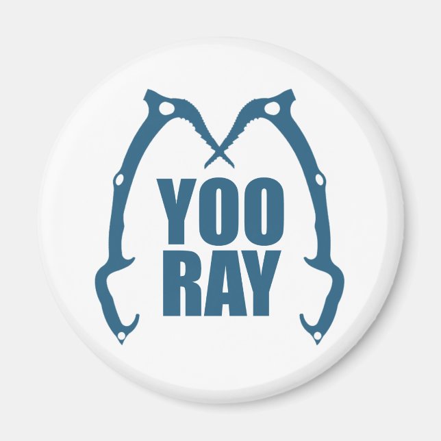 Yoo Ray (Ouray) Ice Climbing Magnet (Front)