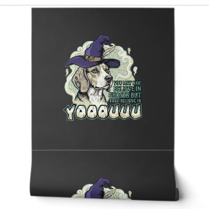 Yooouuu Ghosts Beagle Dog Purple Witch Hat Hallowe Wallpaper