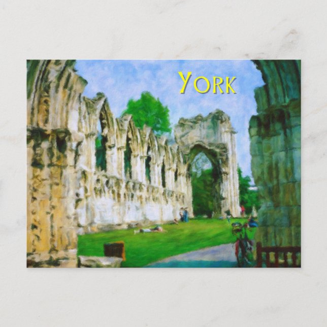 York Abbey Postcard (Front)