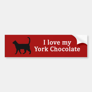York Chocolate Love Bumper Sticker