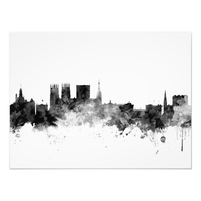 York England Skyline Photo Print (Front)