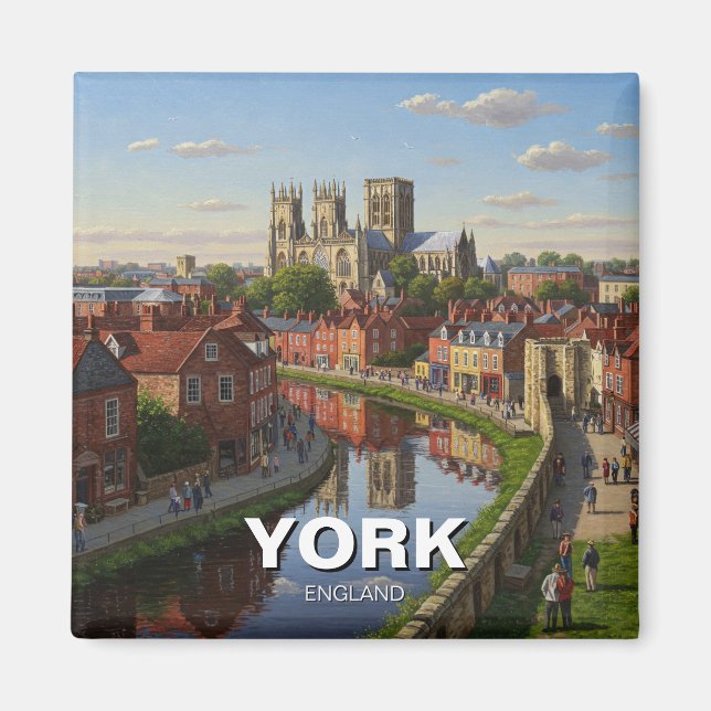 York England Travel Magnet (Front)
