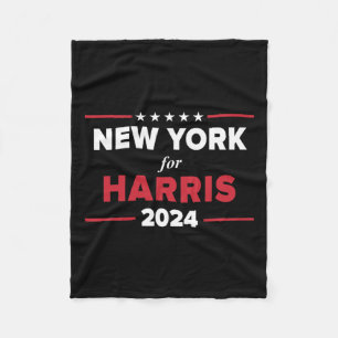 York For Harris 2024 Kamala Harris For President Fleece Blanket