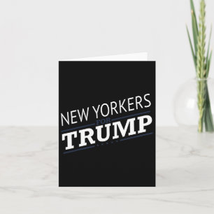 York For Trump 2024 - Second President Election  Card