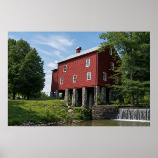 York Grist Mill Fentress County — AI Art (No Text) Poster