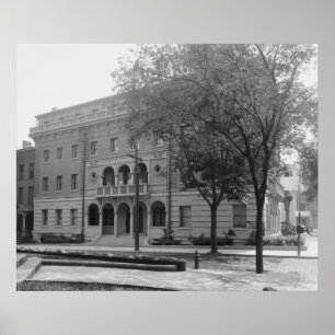 York Hall (Yale University) Poster