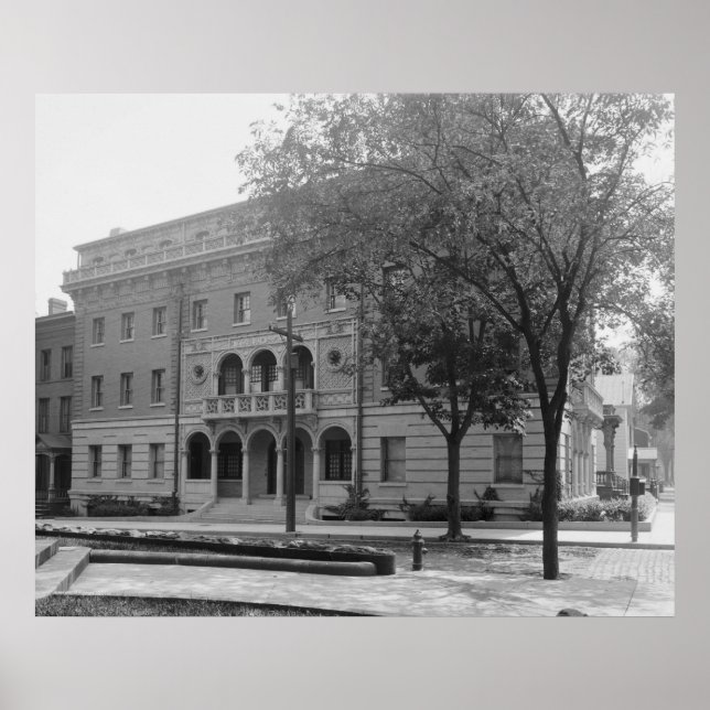 York Hall (Yale University) Poster (Front)