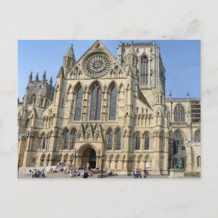 York Minster Cathedral Postcard