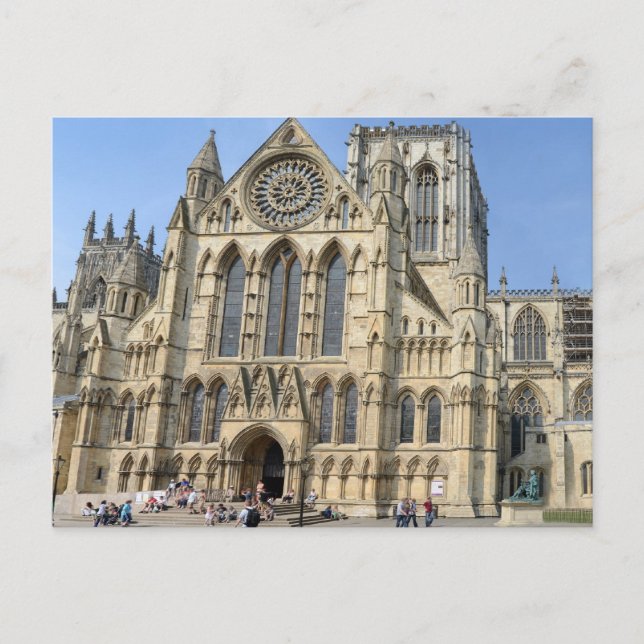 York Minster Cathedral Postcard (Front)