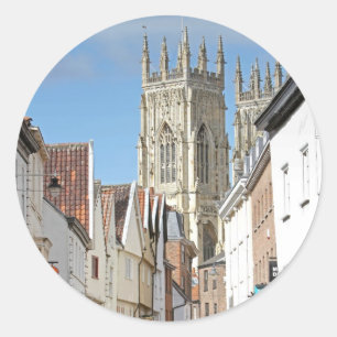 York Minster Classic Round Sticker
