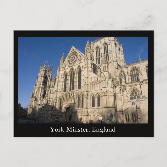 York Minster, England Postcard (Front)