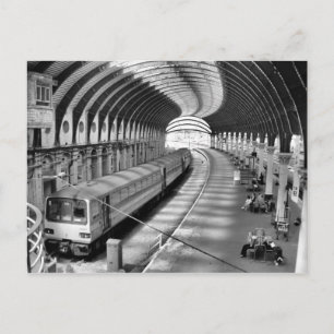 York Railway Station Postcard