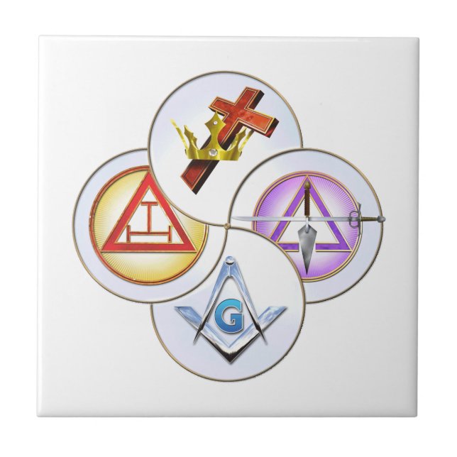 York Rite Digital Pinwheel Tile (Front)