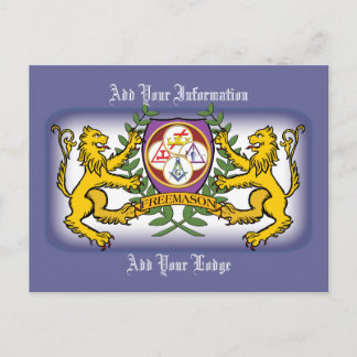 York Rite Lions Postcard