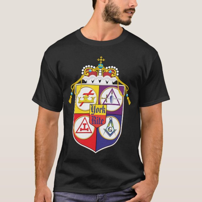 York Rite Shield T-Shirt (Front)