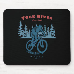 York River State Park Mountain Bike Bicycle Biking Mouse Pad