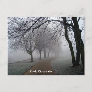 York Riverside Postcard