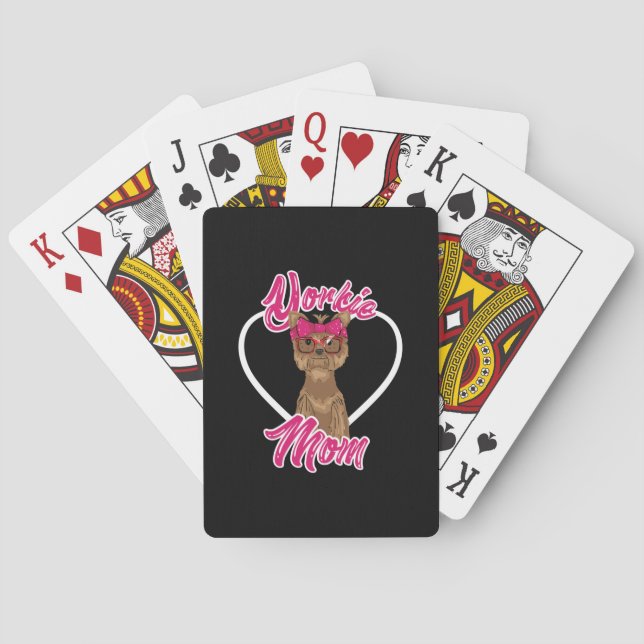 Yorki Mum Playing Cards (Back)