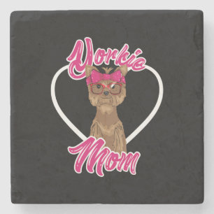 Yorki Mum Stone Coaster
