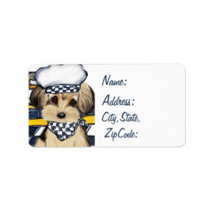 Yorkie Chef Label