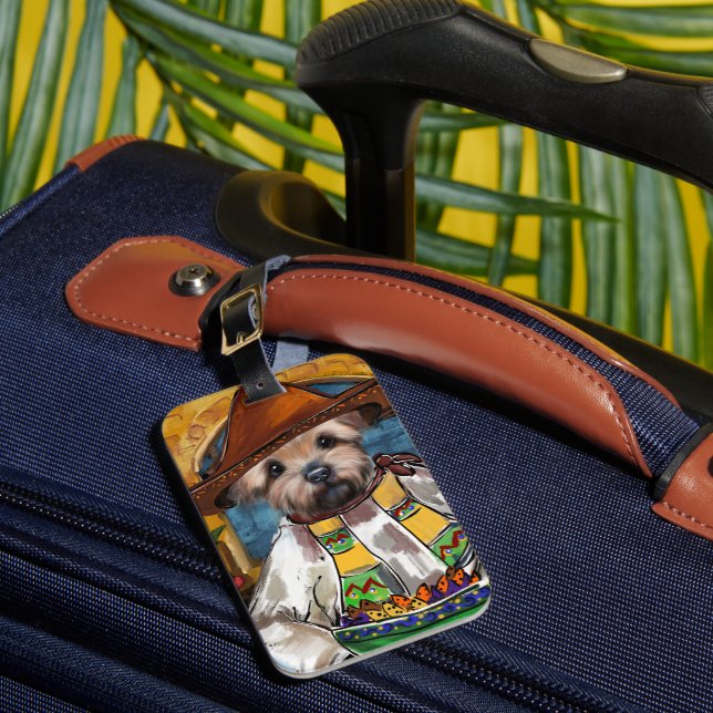 Yorkie Chef Luggage Tag (Front Insitu 1)