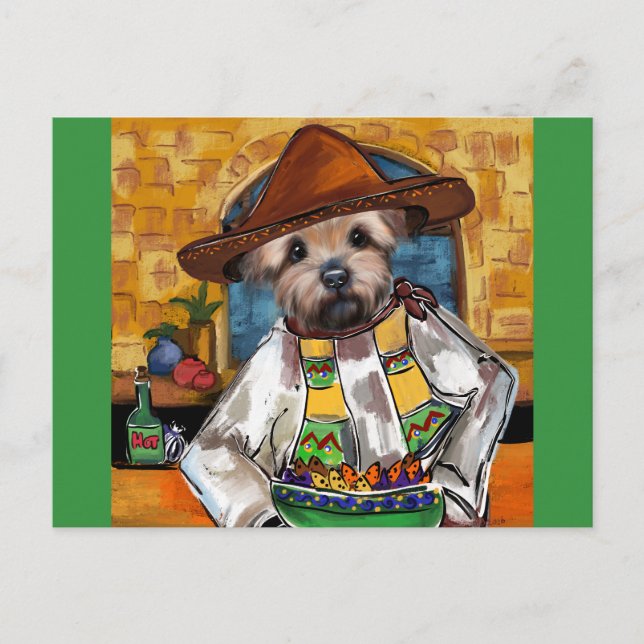Yorkie Chef Postcard (Front)