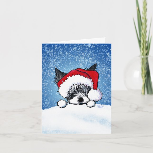 Yorkie Christmas Card (Front)