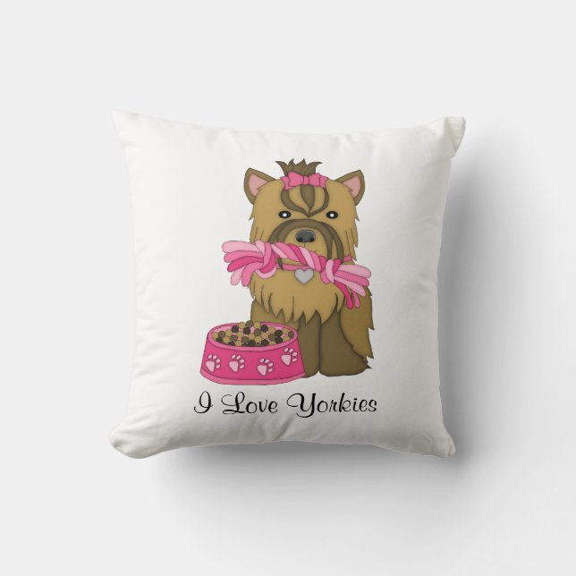 Yorkie Cushion (Front)