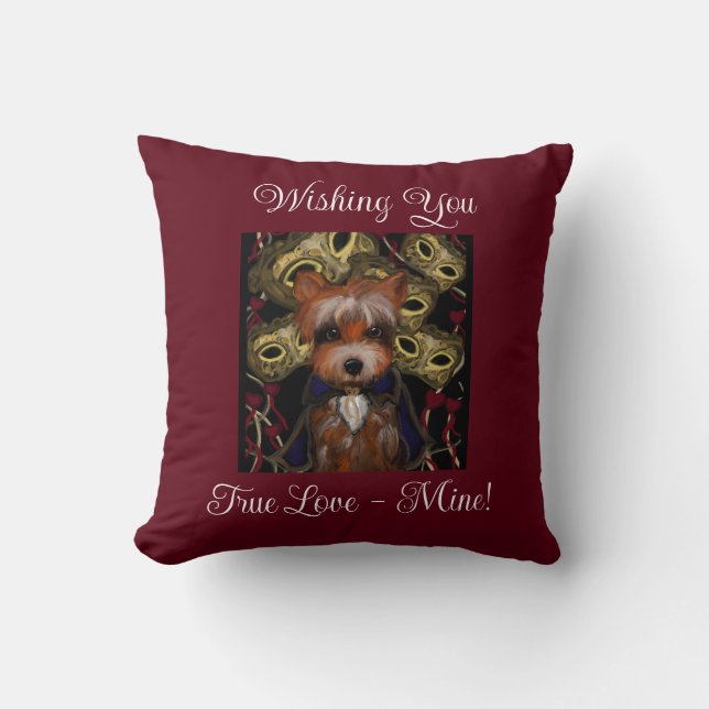 Yorkie   cushion (Front)