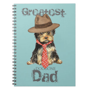 Yorkie Dad Spiral Notebook