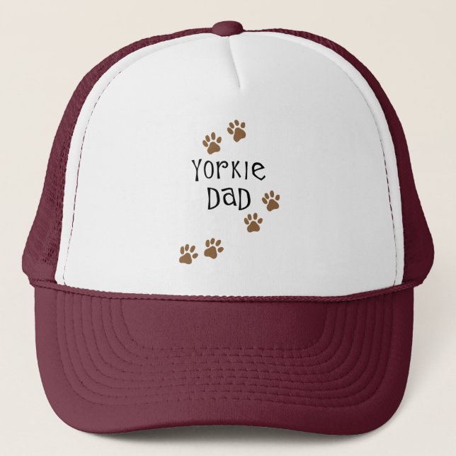 Yorkie Dad Trucker Hat (Front)