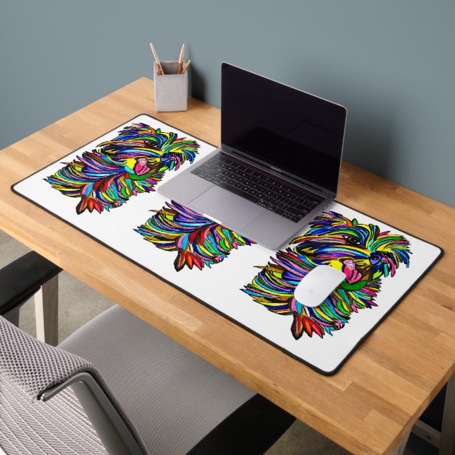 Yorkie Desk Mat (Office 2)
