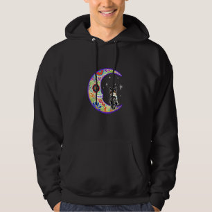 Yorkie Dia De Los Muertos Skeleton Sugar Skull Hoodie