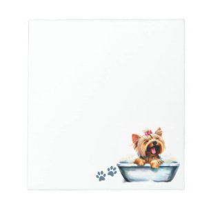 Yorkie Dog Notepad