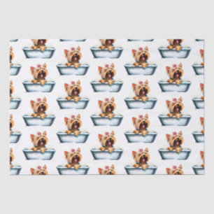 Yorkie Dog Tissue Paper