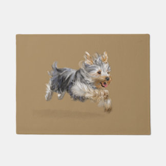 Yorkie Door Mat
